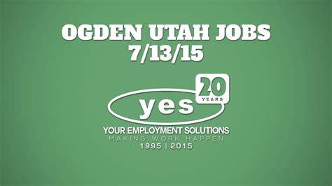 Get the inside scoop on jobs, salaries, top office locations, and CEO insights. . Ogden utah jobs